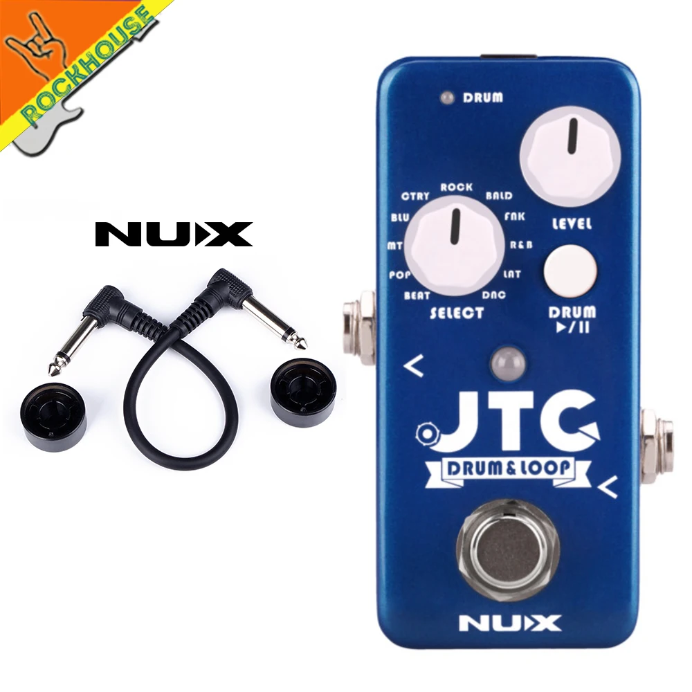 Новый NUX JTC барабан и петля гитары педаль эффектов циклическая станция 6 минут