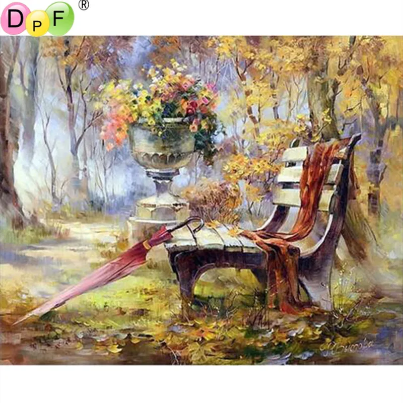 Сделай Сам: квадратная полные наборы для алмазной живописи куб Дрель Стразы