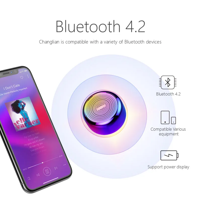 Mifa i8 портативный TWS Bluetooth динамик Handfree вызов алюминиевый сплав многоцветный корпус мини микрофон беспроводной Bluetooth 4,2 динамик s