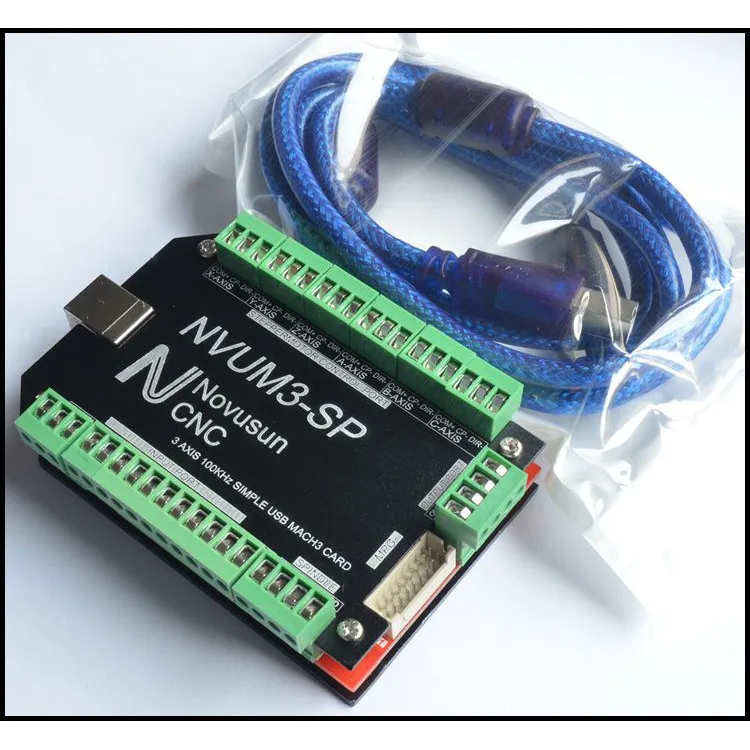 NVUM3 SP USB MACH3 Интерфейс печатная плата 3 Axis CNC контроллер 100 кГц удостоверения