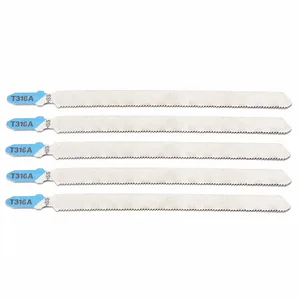 Пильное полотно T318A HCS, длина 132 мм, изогнутое, удлиненное, для резки металла, аксессуары для электроинструментов Mayitr, 5 шт.