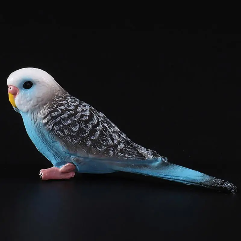 Имитация Мини Попугай милая фигурка птицы модель животного домашний декор