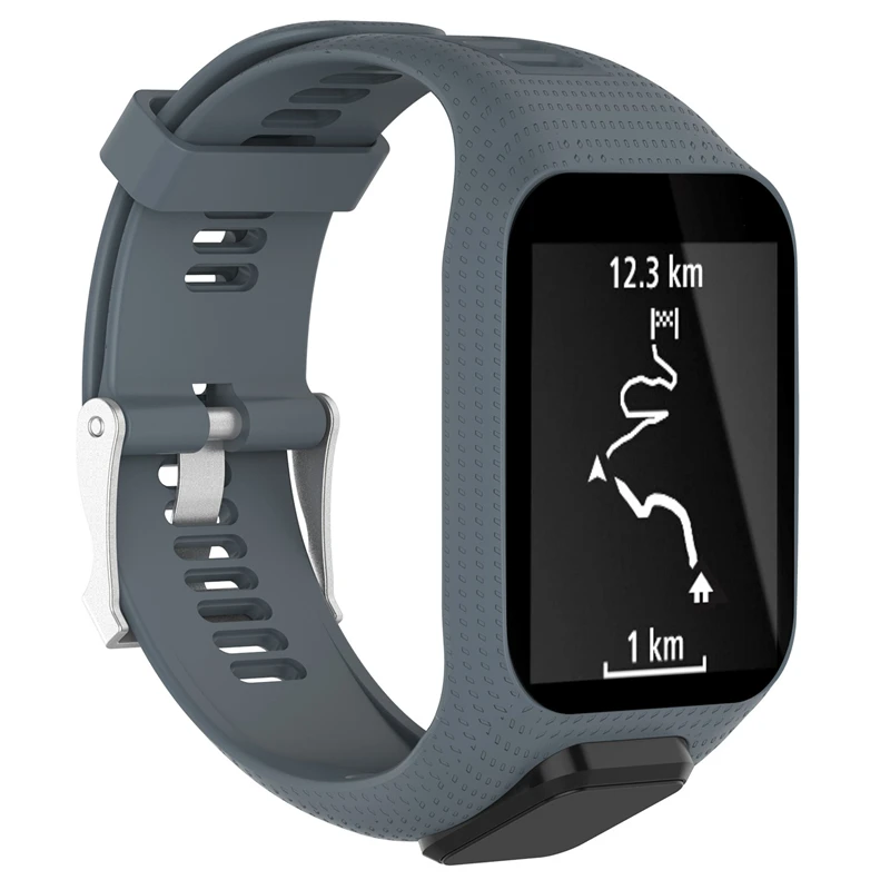 Мягкий силиконовый браслет для наручных часов, ремешок для TomTom 2 3 Runner, сменный мужской ремень для наручных часов TomTom Spark Music для женщин и мужчин