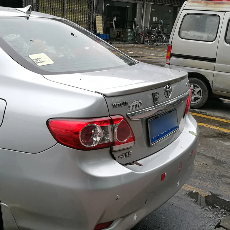 Задний спойлер для автомобиля Toyota Corolla 2008 2009 2010 2011 2012 2013 АБС пластик|rear spoiler|spoiler for