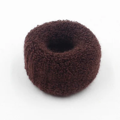 6pcs Dark brown AIKE 6 шт./лот, новинка, женские Большие широкие мягкие резинки, держатели для волос, Эластичные аксессуары, резинка для волос, модная - Цвет: 6pcs Dark brown