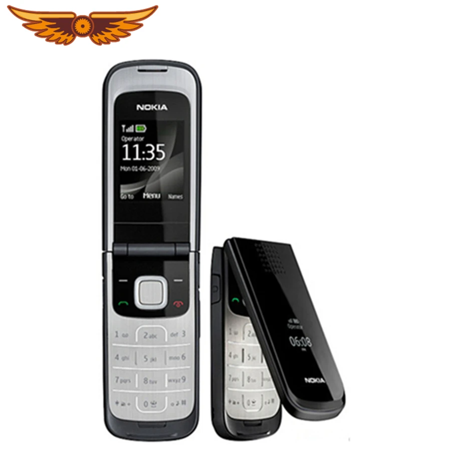 Nokia 2720 Разблокированный Мобильный телефон Nokia 2720 Восстановленный складной мобильный телефон с русской клавиатурой Быстрая