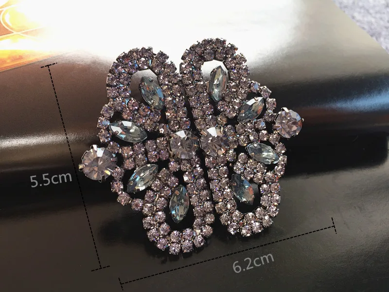 Crowndesign Кнопка горный хрусталь патч apliques de roupa кристалл аппликация пришить патчи