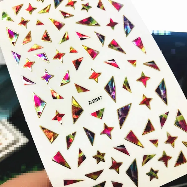 957 Новейшая стикеры 3D на ногти Nail Art Переводные картинки серии DP Переводные картинки инструмент DIY Инструменты для украшения ногтей - Цвет: 957