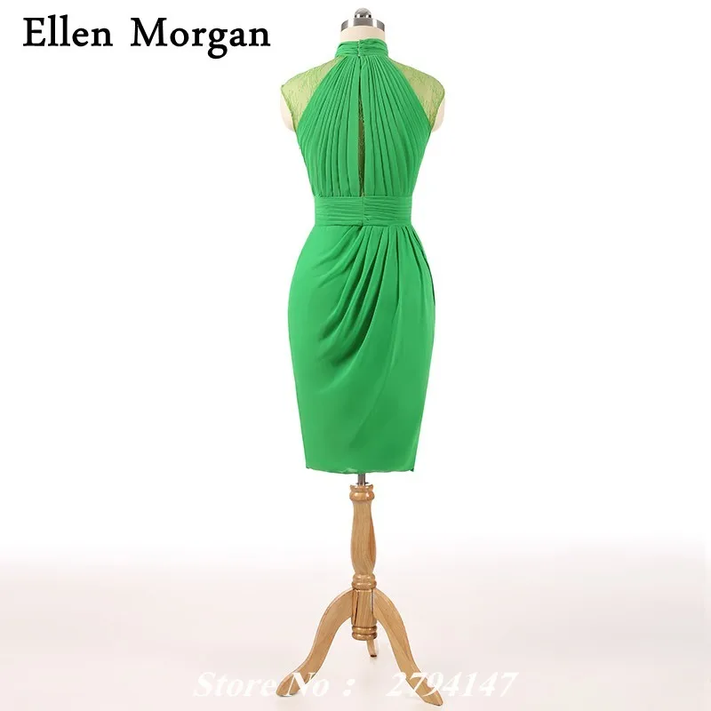 Коктейльные платья с высоким воротом для вечерние кружевные реальным рисунком