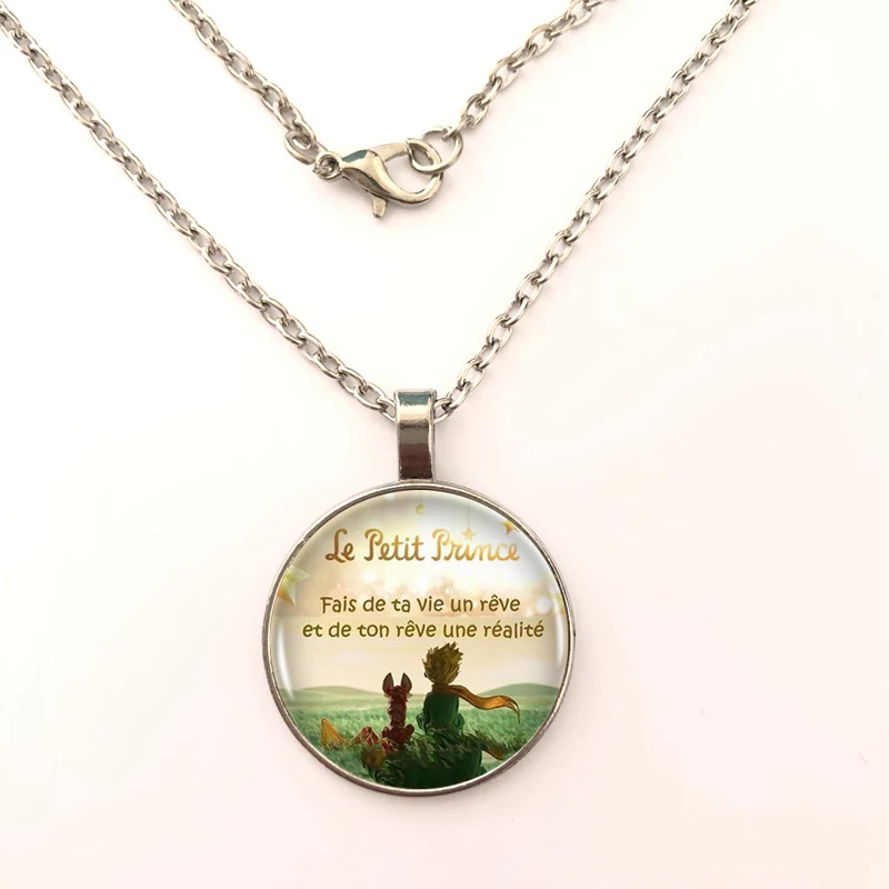 Медное колье с логотипом Маленького принца-подвеска Женское Ожерелье массивное