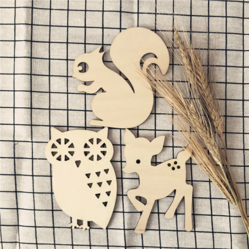 Визуальная сенсорная деревянная пустотелая чашка с резьбой в виде милых