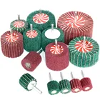 Шлифовальная насадка, Шлифовальная головка из нейлонового волокна без плетеная с клапаном, 6 мм, зернистость 320 180