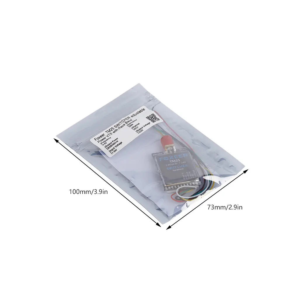 Foxeer TM25 5 8G 40CH 25/200/600mW Регулируемый переключатель видеопередатчика|video transmitter|video