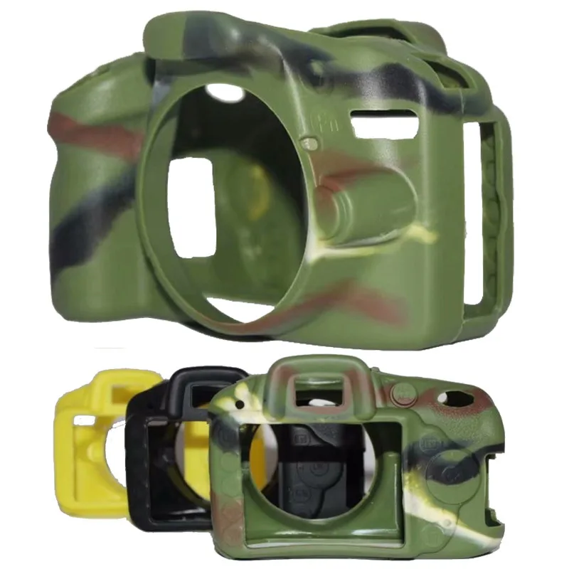 Мягкий силиконовый резиновый защитный корпус для камеры чехол сумка Nikon D3100 D3200