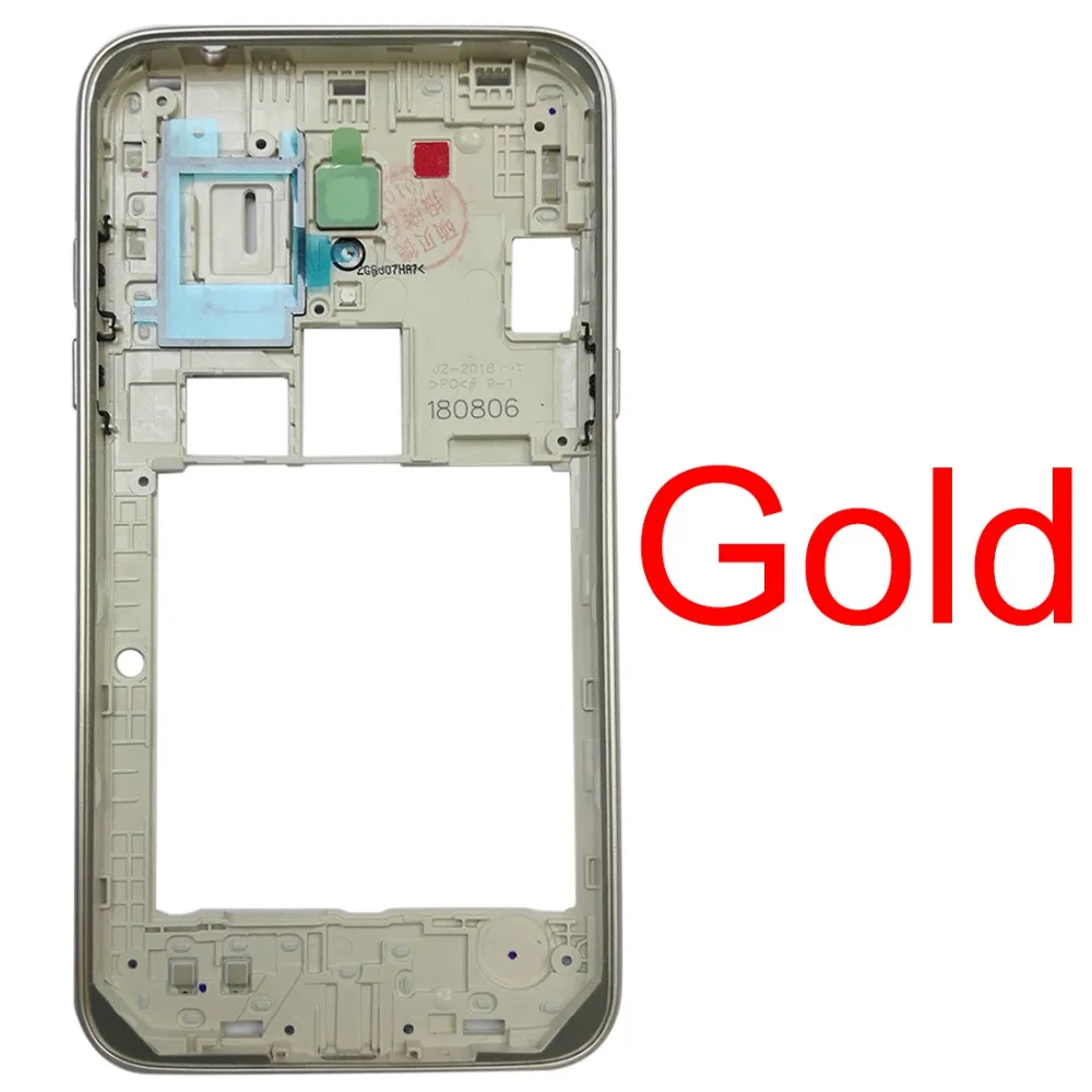Для samsung Galaxy J2 Pro /J2 /J250FDS Корпус Шасси средняя рамка крышка с камерой стекло объектив Запасные части