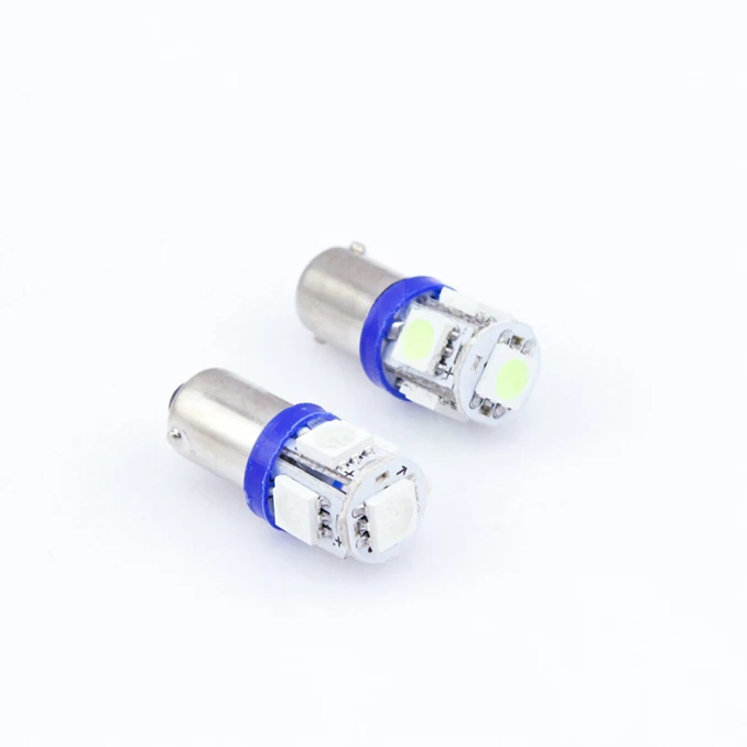 4X BA9S 5050 5 SMD led H6W T11 T4W 5smd 12v Car Vehicle Lamp Auto Bulb turn light white pink ice blue red | Автомобили и