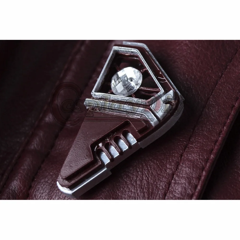 Cosplaydiy Guardians 2 Cosplay Star-Lord Peter Jason Quill Short Jacket Costume Men Halloween Outfit Custom Made