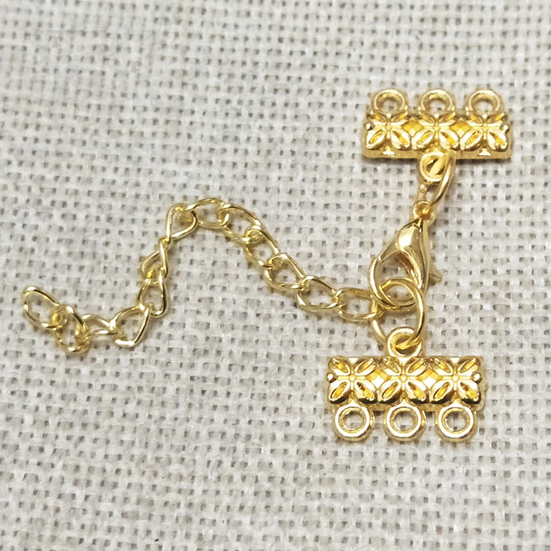 5 рядов многослойное ожерелье Лариат соединитель сделай сам бусины