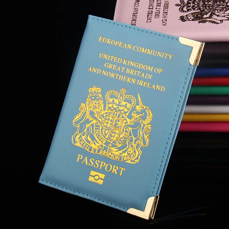 Лидер продаж, 1 предмет стильный паспорт защитный чехол-подставка для планшета билета паспорта кредитных карт PU держатели Организатор 12 Цветов