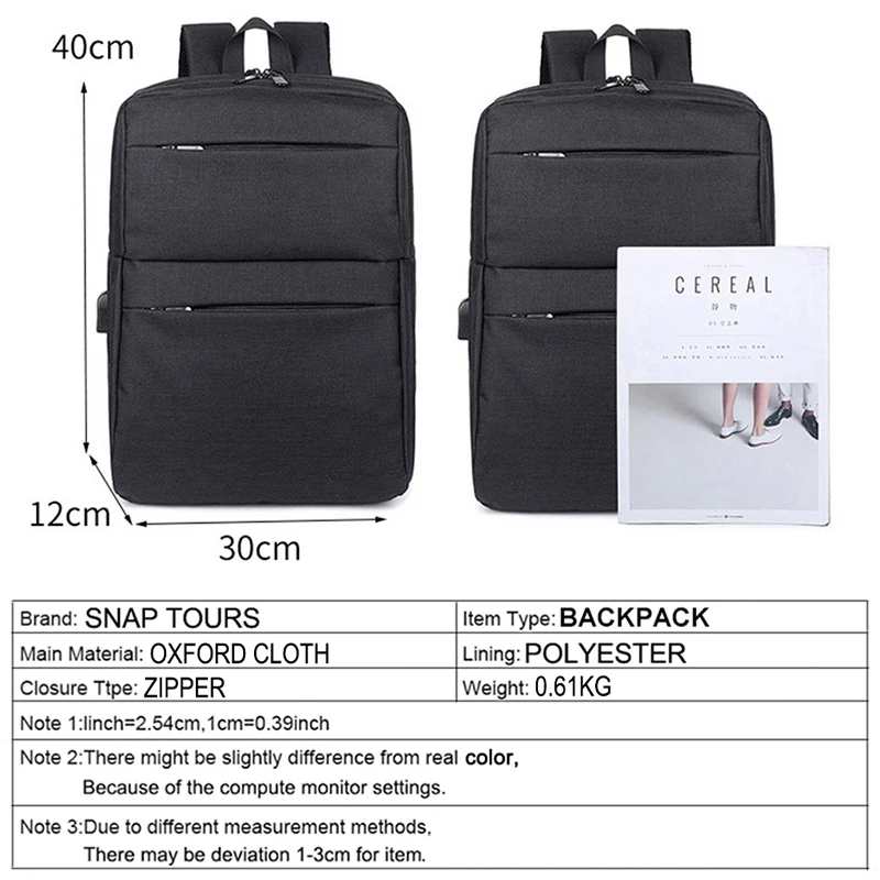 SNAP TOURS 2019 USB Charging Business Backpack For Men Korean Style Male Casual Notebook Urban Bagpack | Багаж и сумки