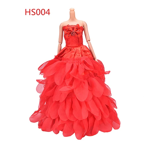 

Handmade Elegant Lace Multi Layers Wedding Dress Doll Dress Clothes Clothing For Doll Luxury Floral Dolls Accessories