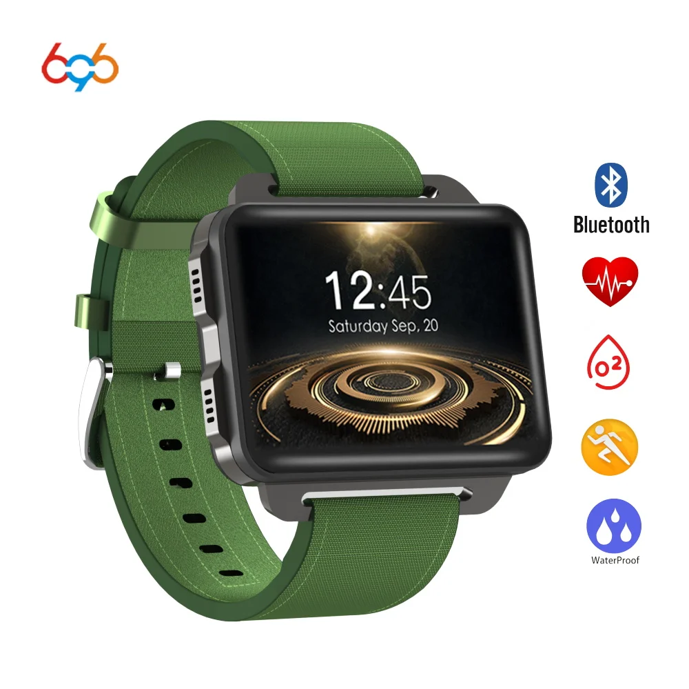 696 DM99 Смарт часы MTK6580 Android 5 1 Smartwatch 2 дюймов экран 1200 мАч батарея Гб + 16 Wifi