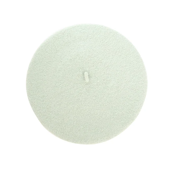 Light Green 23 Цвета, шерсть, берет для женщин, зимняя однотонная вязаная шапка для девочек, Elengant Bonnet, простая теплая французская шапка, берет для женщин, шапка художника - Цвет: Light Green