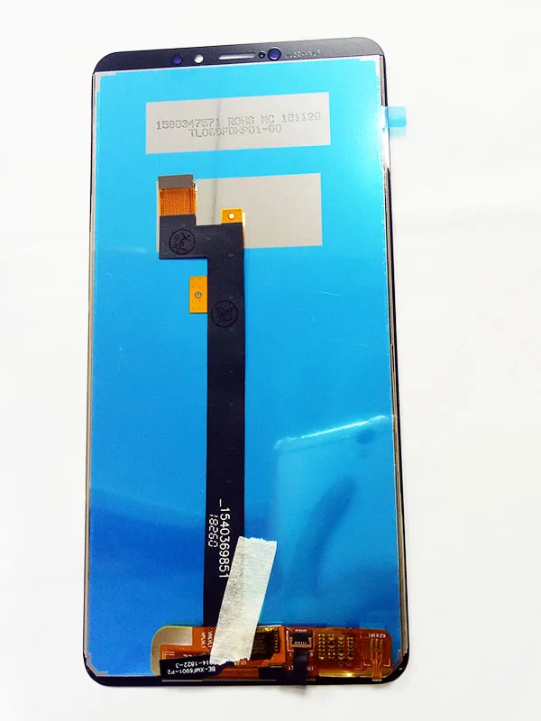 6 9 &quotдля Xiaomi Max 3 Max3 ЖК-дисплей + сенсорный экран черно-белый с лентой и