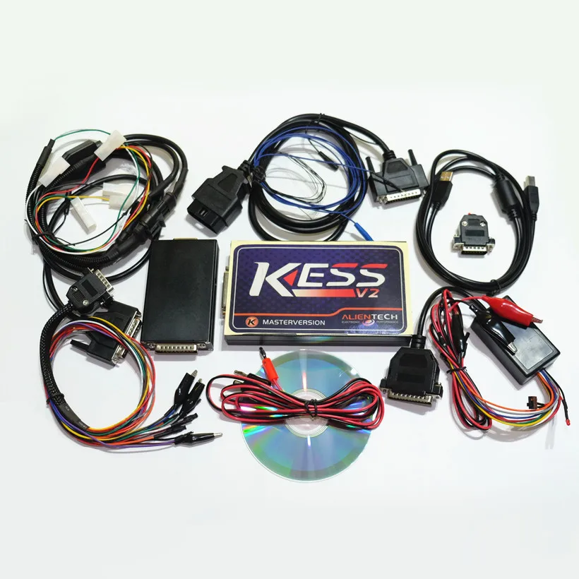 Бесплатная доставка DHL! Новый LED BDM Рамки + KESS V2 v2.32 FW v4.036 ЭБУ Тюнинг Комплект с 4 зонд