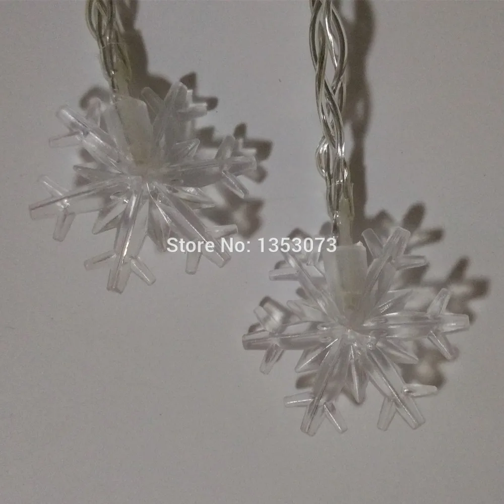 YIYANG 10 м 100led гирлянда для снежных хлопьев СВЕТОДИОДНАЯ Гирлянда свадьбы праздника