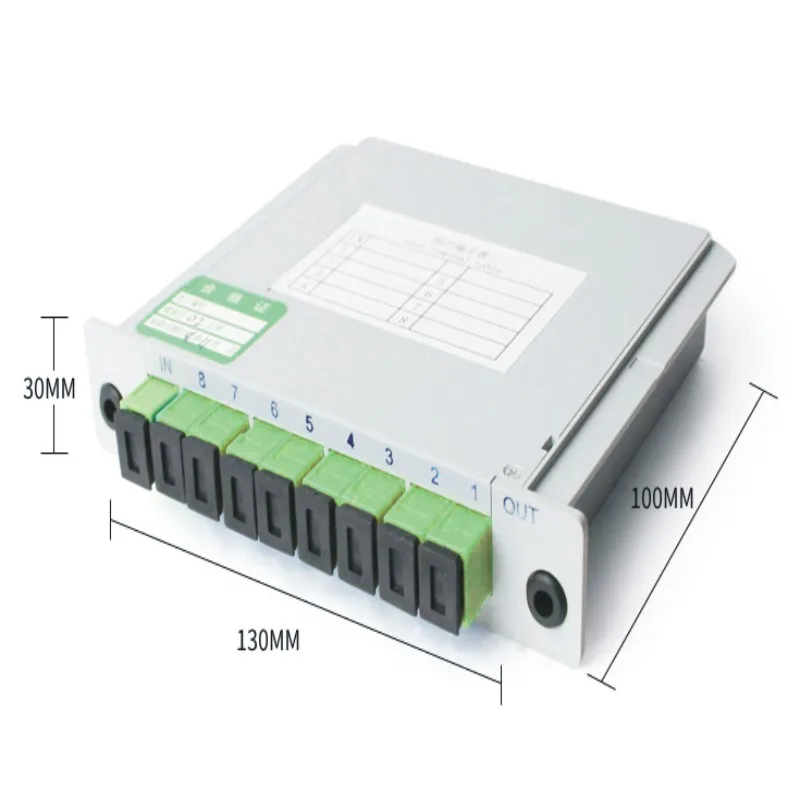 5 шт./лот волоконно-оптический 1x8 LGX кассета SC/APC PLC разделитель карты | Мобильные