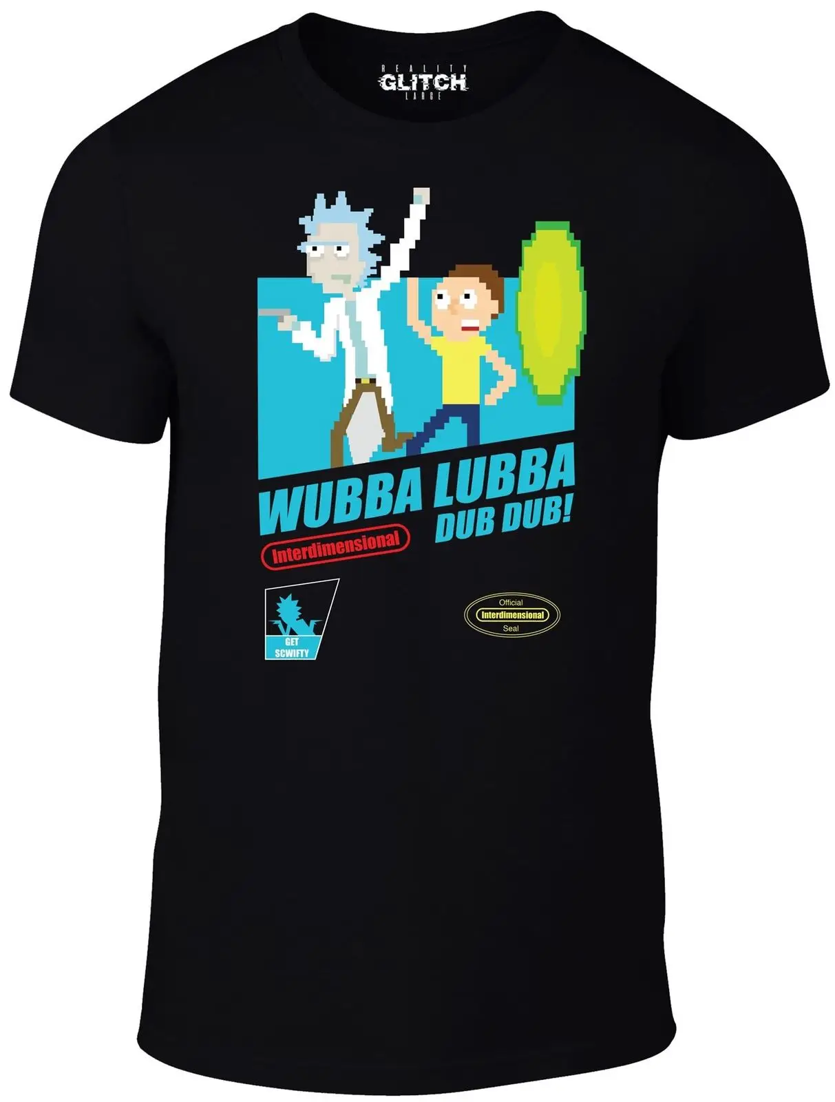 Мужская футболка Wubba Lubba Dub Rick & Morty новые футболки модный стиль мужская из 100%