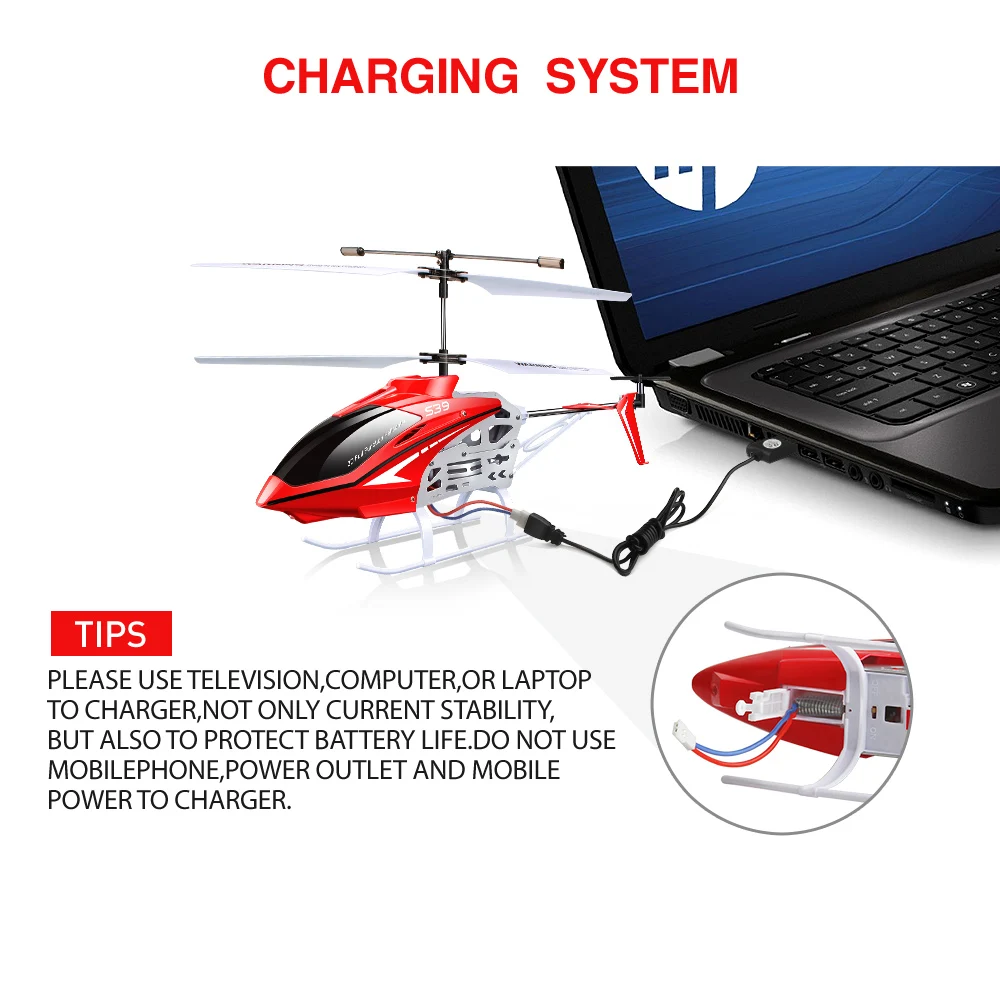 Syma S39 2,4G 3CH RC вертолет с гироскопом СВЕТОДИОДНЫЙ Алюминиевый противоударный пульт дистанционного управления 100 м самолет детские игрушки