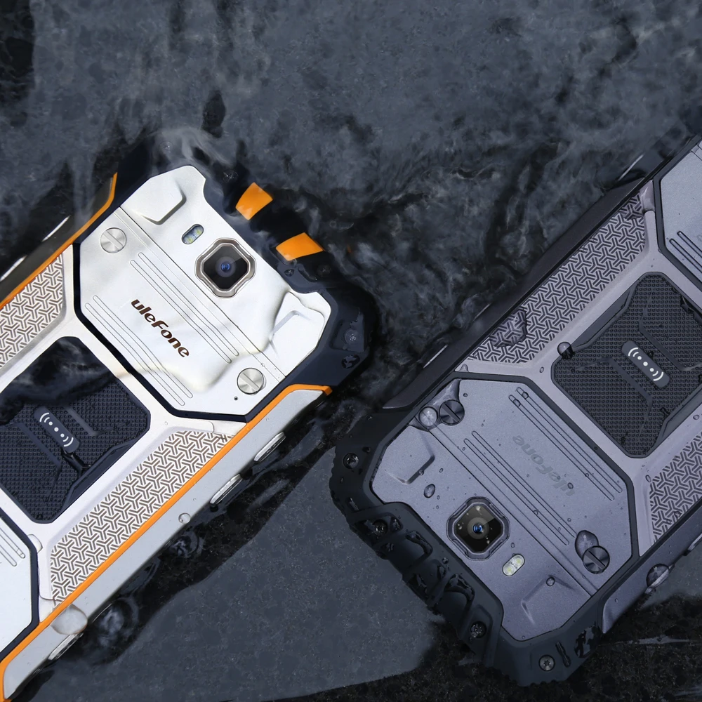 

Ulefone Armor 2 IP68 Waterproof Mobile Phone 5.0" 6GB RAM 64GB ROM Helio P25 Octa Core 2.6GHz NFC 4700mAh 4G 16.0MP smartphone