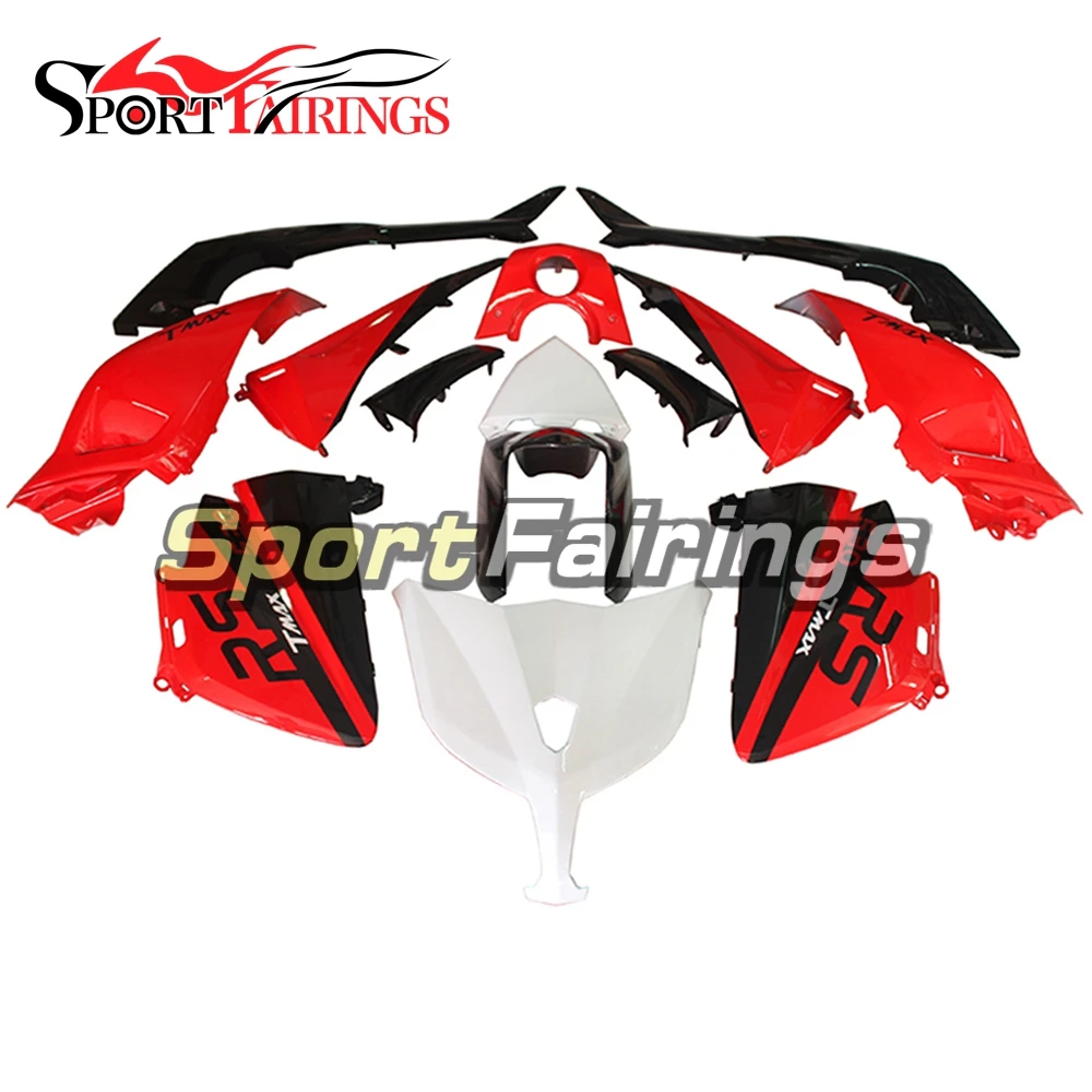 

Injection Fairings For Yamaha TMAX-530 T-MAX XP530 12 13 14 Motorcycle Full Fairing Kit ABS Plastic Red White Black R5 Fittings