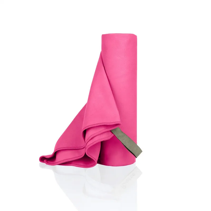 Пляжные полотенца из микрофибры для взрослых Рождественский подарок быстросохнущее полотенце для путешествий Спорта одеяло для купания - Цвет: Красный