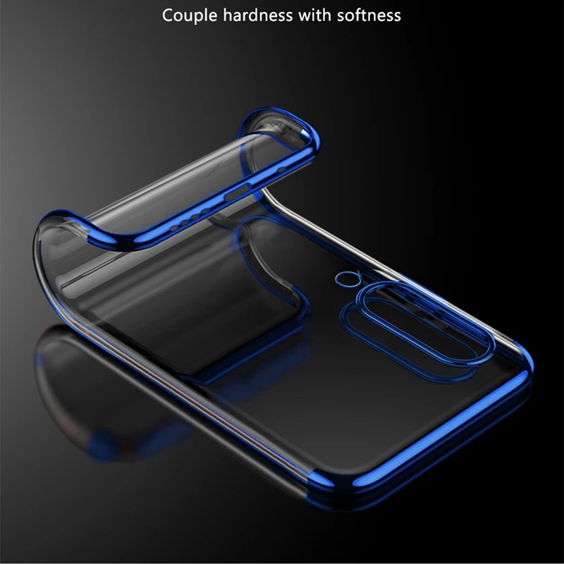 For Samsung Galaxy Note8 9 Plating Transparent Thin Soft TPU Phone Cases A10 20 A9s A6 A7 A8 Plus Cover Back Case |