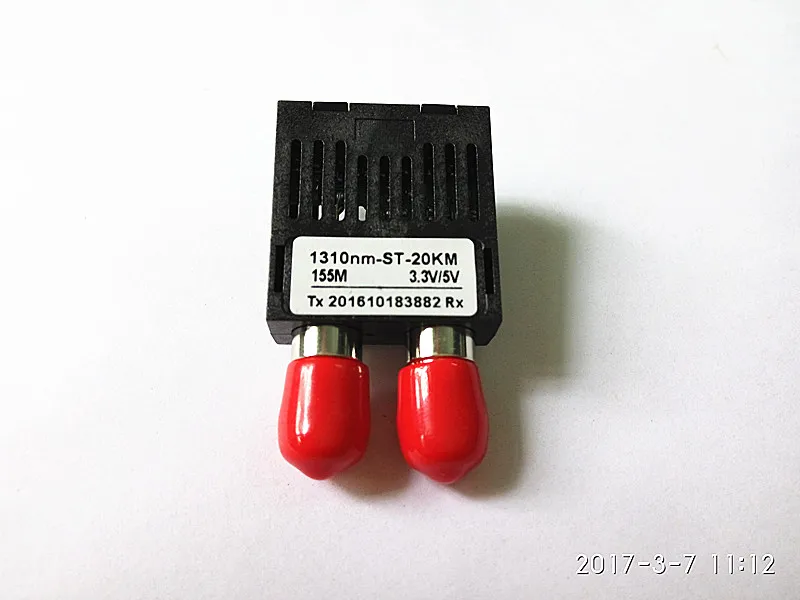 Factory direct 155Mb/s 1*9 Single-Mode Transceiver 1X9 Pin Package Duplex ST +3.3/5V 1310nm FP SM 20KM Optical fiber module | Мобильные