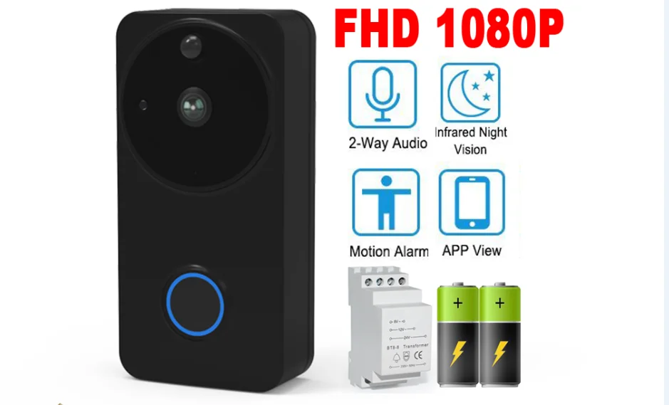 CTVMAN 1080P облачный wifi умный видео дверной звонок Домофон видео дверной звонок домашний видео звонок беспроводной дверной звонок камера дверной звонок