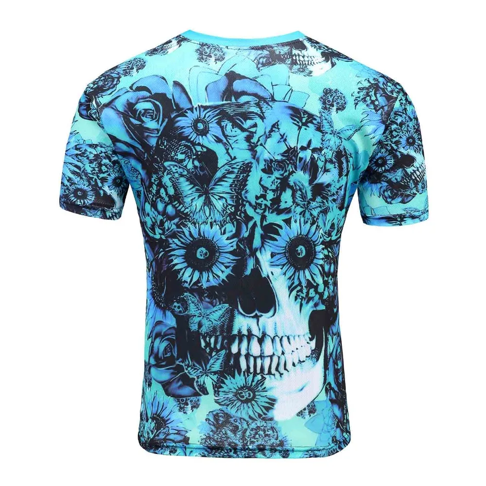 2019 New Style Men T-shirt 3d Print Zombie Clown Tshirts Poker Anime Hip Hop SLE | Мужская одежда
