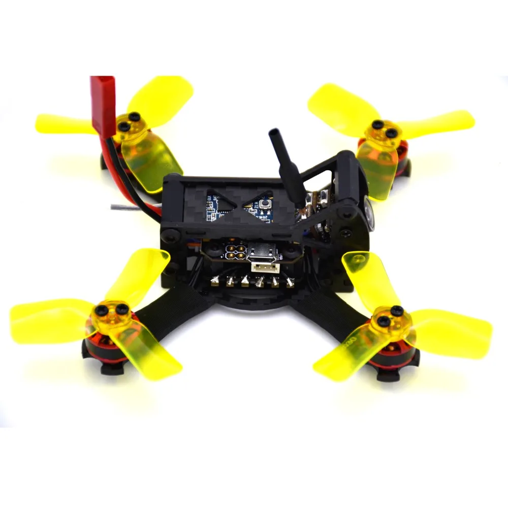 LHI RC вертолет 100 мм FPV гоночный Дрон с камерой 5 8G 25MW 48CH flysky FS-I6 пульт дистанционного