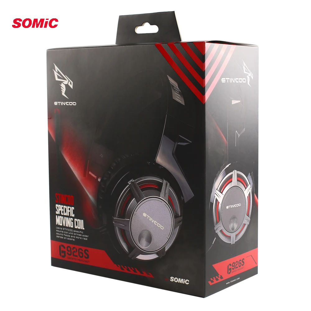 Новая игровая Гарнитура SOMIC G926S PS4, проводные ПК стерео наушники с гарнитурой с микрофоном для нового Xbox One/ноутбука, планшетного компьютера