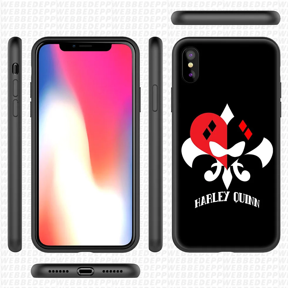 WEBBEDEPP Harley Quinn отряд самоубийц мягкий силиконовый чехол для iPhone 11 Pro Xr Xs Max X или 10 8 7 6