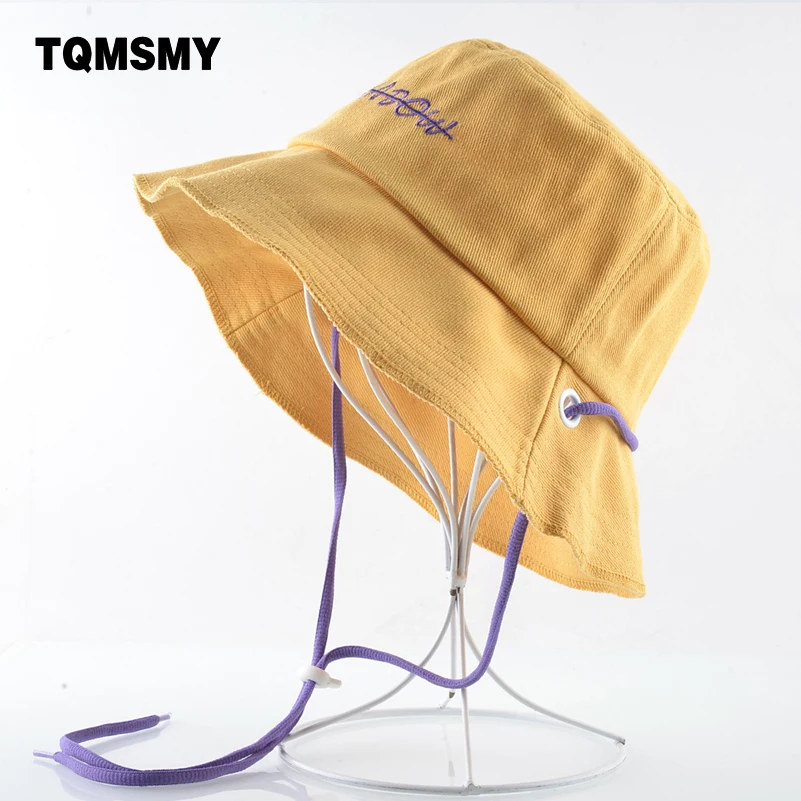 Однотонная Панама TQMSMY для мужчин и женщин 100% хлопок летняя шляпа с широкими
