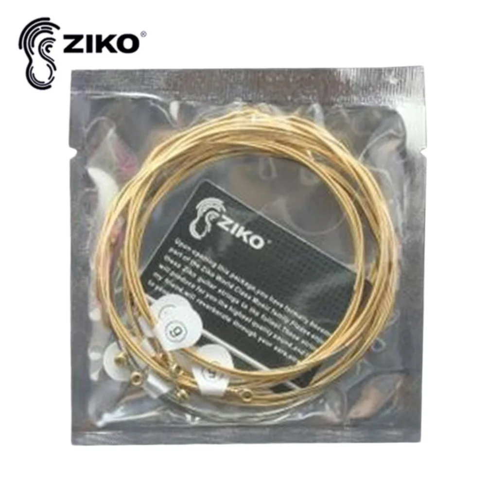 ZIKO профессиональные ФОСФОРНЫЕ бронзовые для акустической гитары Струны