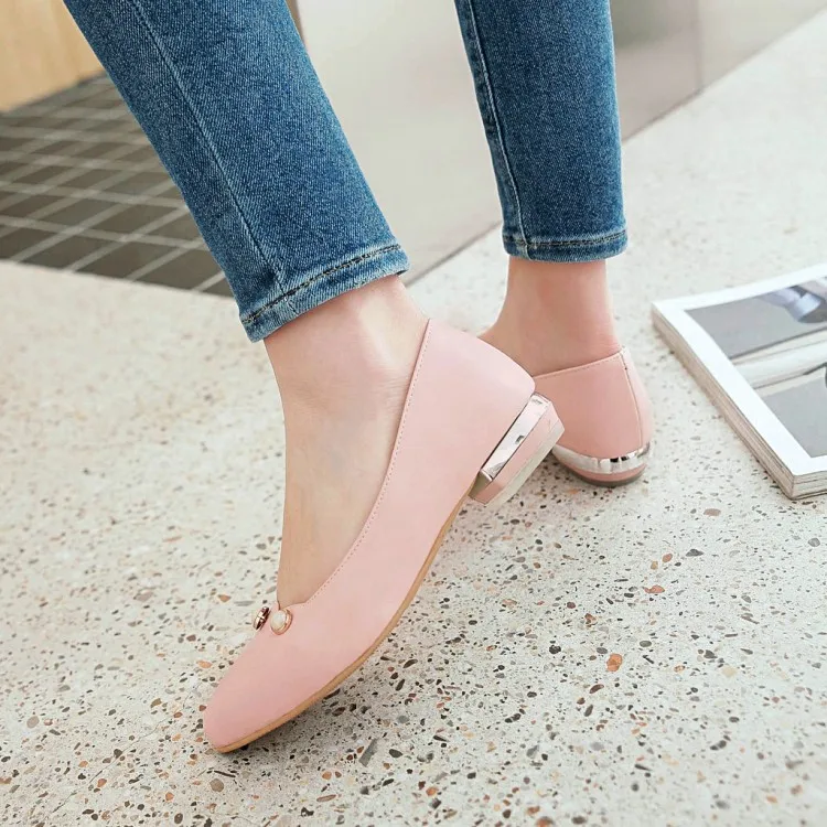 Женские туфли на высоком каблуке женские лодочки грубые с закрытым острым носком