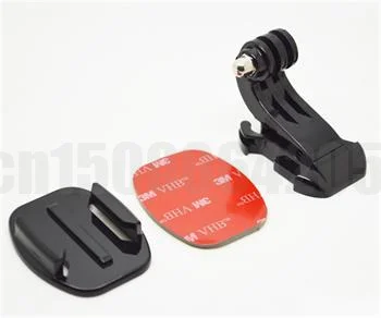 Крепление с изогнутой поверхностью 3 в 1 клейкой застежкой крюком м для Gopro hero 4