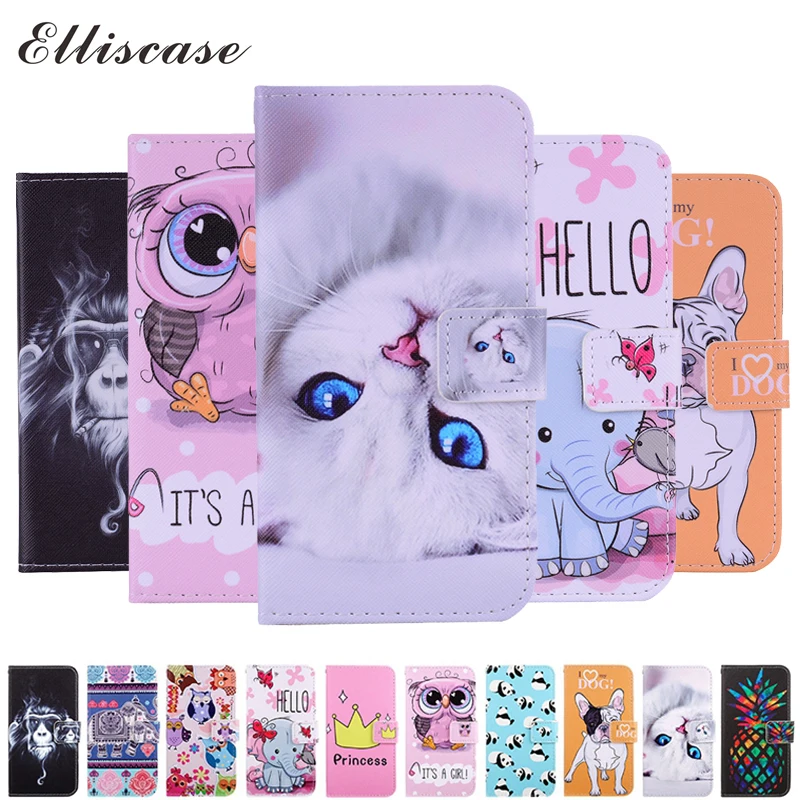 Чехол для телефона чехол Rabat Pour iPhone 5 5S SE 6 6S 7 8 X XS Plus XR Max Cat с откидной крышкой Hoesje |