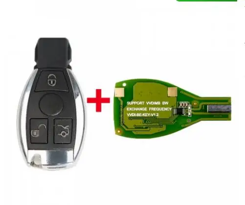 VVDI BE Key Pro улучшенная версия с умным корпусом ключа 3 кнопки для Mercedes BEnz полный ключ