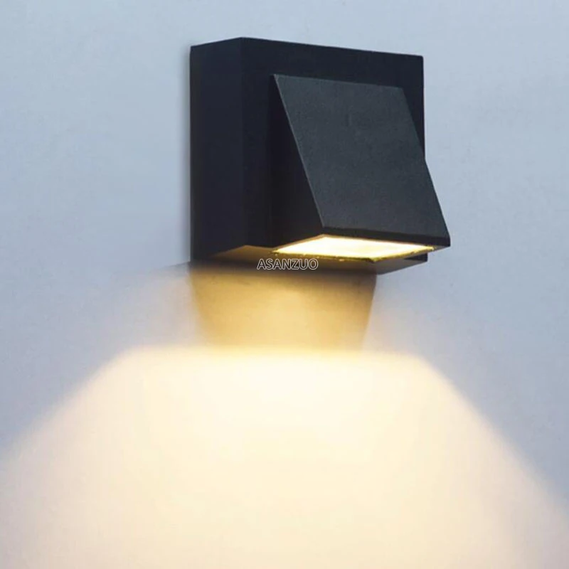 Small Light 3W LED Wall Lamp Sconce Waterproof Porch Light Modern LED Wall Light Balcony Fence Villas Community Walls lighting